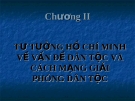 Bài thuyết trình TƯ TƯỞNG HỒ CHÍ MINH VỀ VẤN ĐỀ DÂN TỘC VÀ CÁCH MẠNG GIẢI PHÓNG DÂN TỘC