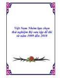 Bộ sưu tập đề thi từ năm 1989 đến 2010 môn Toán THPT