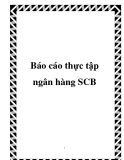 Báo cáo thực tập ngân hàng SCB