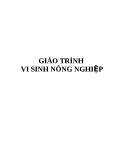 GIÁO TRÌNH VI SINH NÔNG NGHIỆP