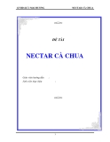 ĐỀ TÀI : NECTAR CÀ CHUA