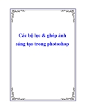 Các bộ lọc & ghép ảnh sáng tạo trong photoshop