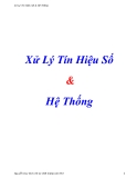 Xử Lý Tín Hiệu Số  &  Hệ Thống