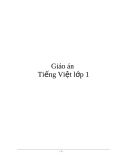 Giáo án Tiếng Việt lớp 1