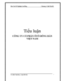 CÔNG TY CỔ PHẦN ÔTÔ ĐÔNG BẢN VIỆT NAM