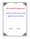 Luận văn : Chiến lược tiếp thị của doanh nghiệp Toyota Việt Nam