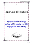 Báo cáo tốt nghiệp: Quy trình sản xuất lạp xưởng tại Xí nghiệp chế biến thực phẩm Nam Phong