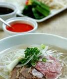 Ăn sáng với phở bò "tại gia"