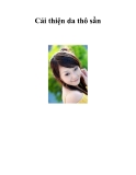 Cải thiện da thô sần  