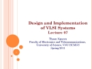 Design and Implementation of VLSI Systems_Lecture 07: Sequential Circuit Sign