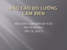 BÁO CÁO ĐO LƯỜNG CẢM BIẾN