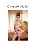 Giảm béo siêu tốc