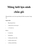 Măng lưỡi lợn ninh chân giò 