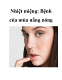 Nhiệt miệng: Bệnh của mùa nắng nóng