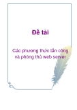 Đề tài: Các phương thức tấn công và phòng thủ web server