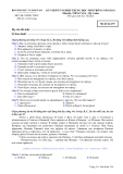 Đáp án và đề thi tốt nghiệp trung học phổ thông năm 2011 môn Tiếng Nga - Hệ 3 năm - Mã đề 159