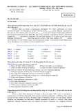 Đáp án và đề thi tốt nghiệp trung học phổ thông năm 2011 môn Tiếng Nga - Hệ 3 năm - Mã đề 463