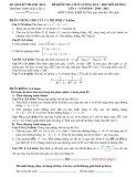 ĐỀ KIỂM TRA CHẤT LƯỢNG DẠY &  BỒI DƯỠNG LẦN I NĂM 2011 MÔN: TOÁN - TRƯỜNG THPT HẬU LỘC 4