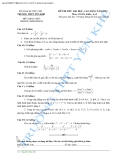 ĐỀ THI THỬ ĐẠI HỌC NĂM 2011 MÔN: TOÁN, KHỐI A - TRƯỜNG THPT YỂN KHÊ