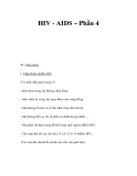 HIV - AIDS – Phần 4 