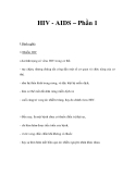 HIV - AIDS – Phần 1 