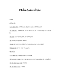 Chẩn đoán tế bào 