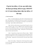 Cấp thẻ bảo hiểm y tế cho cựu chiến binh đã tham gia kháng chiến từ ngày 30/4/1975 trở về trước không thuộc diện bảo hiểm y tế bắt buộc