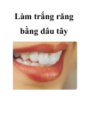 Làm trắng răng bằng dâu tây