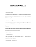 THROMBOPHILI 