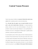 Central Venous Pressure 