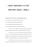 CHẤN THƯƠNG VÀ VẾT THƯƠNG THẬN – Phần 2 