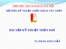 Bài tập kỹ thuật thủy khí I