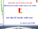 Bài tập kỹ thuật thủy khí IV