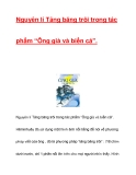 Nguyên lí Tảng băng trôi trong tác phẩm “Ông già và biển cả”.