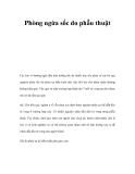 Phòng ngừa sốc do phẫu thuật 