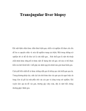 Transjugular liver biopsy 