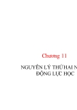 Vật lý đại cương - Nguyên lý thứ hai nhiệt động lực học phần 1