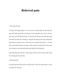 Referred pain 