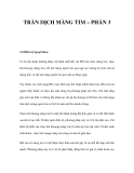 TRÀN DỊCH MÀNG TIM – PHẦN 3 