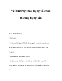 Vết thương thấu bụng và chấn thương bụng kín 