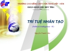 Trí tuệ nhân tạo - Chương 3 - Tri thức và các phương pháp biểu diễn tri thức