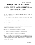 BÀI TẬP TÍNH CHU KÌ & NĂNG LƯỢNG TRONG DAO ĐỘNG ĐIỀU HÒA CỦA CON LẮC LÒ XO