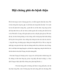 Hội chứng phù do bệnh thận 