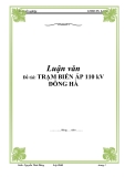 Đồ án: TRẠM BIẾN ÁP 110 kV ĐÔNG HÀ