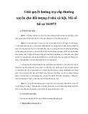 Giải quyết hưởng trợ cấp thường xuyên cho đối tượng ở nhà xã hội, Mã số hồ sơ 161073