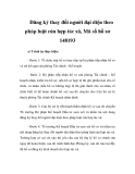 Đăng ký thay đổi người đại diện theo pháp luật của hợp tác xã, Mã số hồ sơ 148193