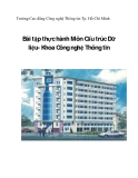 Bài tập thực hành Môn Cấu trúc dữ liệu - phần 3