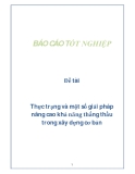 Đề tài: Thực trạng và một số giải pháp nâng cao khả năng thắng thầu trong xây dựng cơ bản