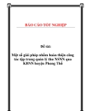 Đề tài: Một số giải pháp nhằm hoàn thiện công tác tập trung quản lý thu NSNN qua KBNN huyện Phong thổ