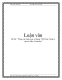 Đề tài: Nâng cao hiệu quả sử dụng TSLĐ tại Công ty vận tải biển Vinalines